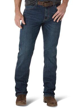 NWT Wrangler Retro Men's Slim Straight Stretch Jeans Portland Medium Wash 34x34